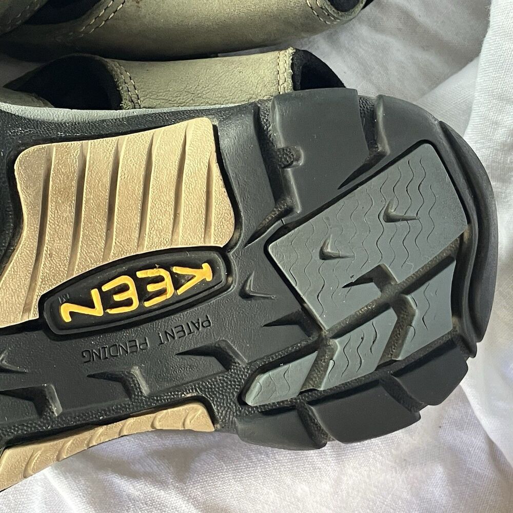 Keen Newport Sandals 7 37.5 Nubuck Leather Green Waterproof Hiking Fisherman - Picture 10 of 16